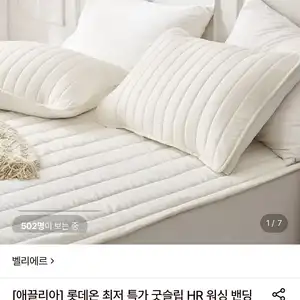 벨리에르 워싱 밴딩 베개덮개 2장 (6,900원/무료)