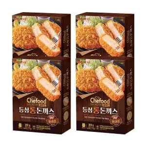 [네이버] 쉐푸드 등심 통돈까스 4팩 58% 할인(개당 4,027.5원)