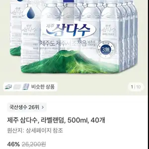 삼다수 500ml 40병