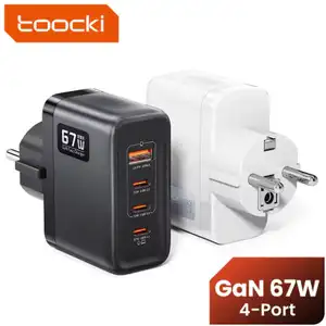 [알리] TOOCKI GaN PPS PD3 67W 접지 4포트 멀티충전기