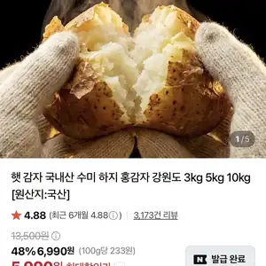 햇감자 특 1.5KG