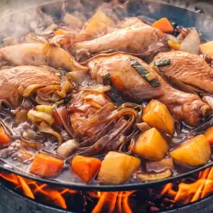 옥구촌 국내산 닭고기 춘천 가마솥 찜닭 (간장/매콤) 1kg 3팩