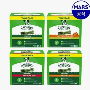 [기타] 그리니즈 티니/티니고구마/쁘띠뜨/레귤러 오리지널 1.02kg 강아지 덴탈껌