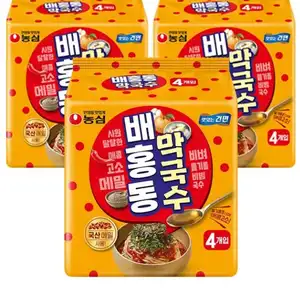[쿠팡] 농심 배홍동 막국수 114g, 12개