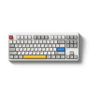 [네이버] FL-ESPORTS NX87HE/108HE 유선 8K 래피드 트리거 자석축 키보드 네온 그레이, 저소음스톰축