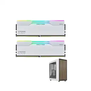 [기타] 클레브 DDR5-6000 화이트  (16Gx2) + 프렉탈 North TG Clear Tint 초크 화이트