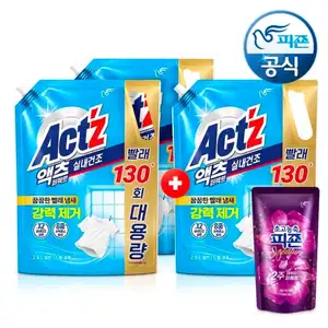 액츠 퍼팩트 실내건조 2.6L x 3개 + 섬유유연제 300ml 증정