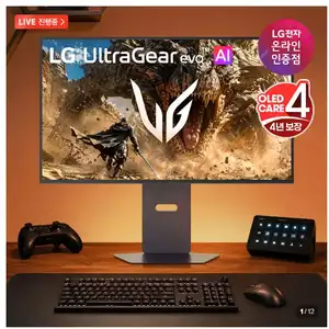 [네이버] LG 울트라기어 32GX870B 4세대 OLED UHD 4K 240Hz FHD 480Hz