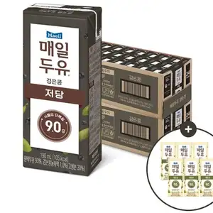 매일두유 검은콩 190ml 48팩+99.9 플레인 6팩 증정