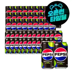 [지마켓] 펩시콜라 제로라임 210ml 30캔 + 355ml 24캔