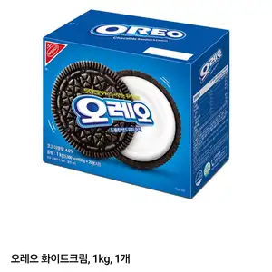 오레오 화이트크림, 1kg, 1개