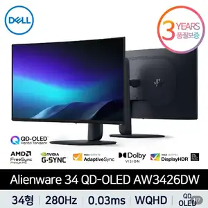 [네이버] 에일리언웨어 AW3426DW QD-OLED 280Hz