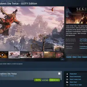 세키로 / Sekiro™: Shadows Die Twice - GOTY Edition
