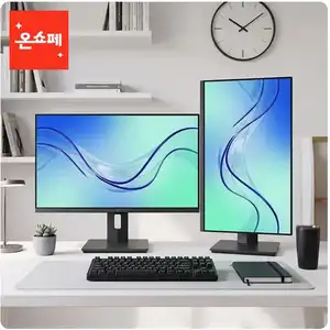 [롯데온] 주연테크 V27Q120MC QHD 모니터 120Hz USB-C 피벗 68~69cm(27인치)