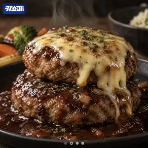 [카카오 톡딜] 함박 1.8kg 18장 + 떡산적 2kg 34장 (25,011원 / 무배)