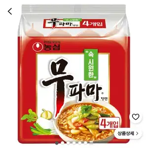 무파마탕면 122g, 4개