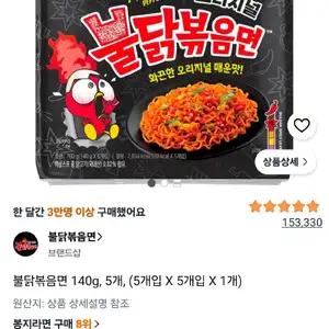 불닭볶음면 140g 5봉