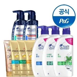 헤드앤숄더 샴푸 3개+미니샴푸 2개 증정