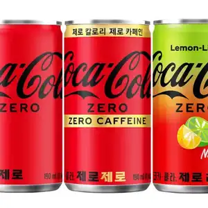 [지마켓] 코카콜라 제로 190ml  60캔 (30캔x2박스)
