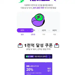 [네이버쇼핑] 넾다세일 낮12시 20% 선착순 할인 쿠폰 (10/27)